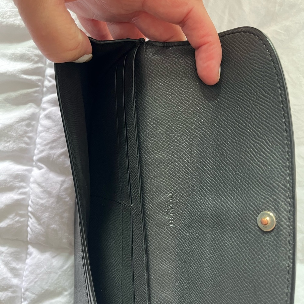 Black coach wallet